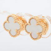 Van Cleef & Arpels Sweet Alhambra Mother of Pearl MOP Earrings
